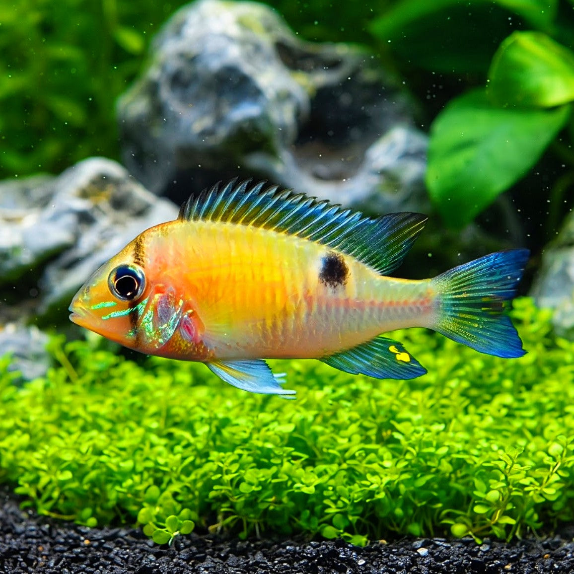 Schwanzstreifenbuntbarsch – Biotodoma cupido PERU