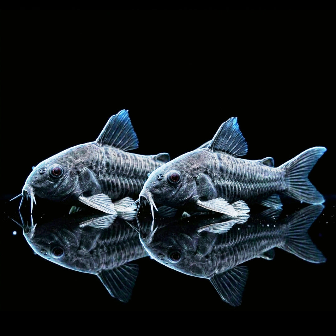 Corydoras aeneus "Black" - Schwarzer Metallpanzerwels
