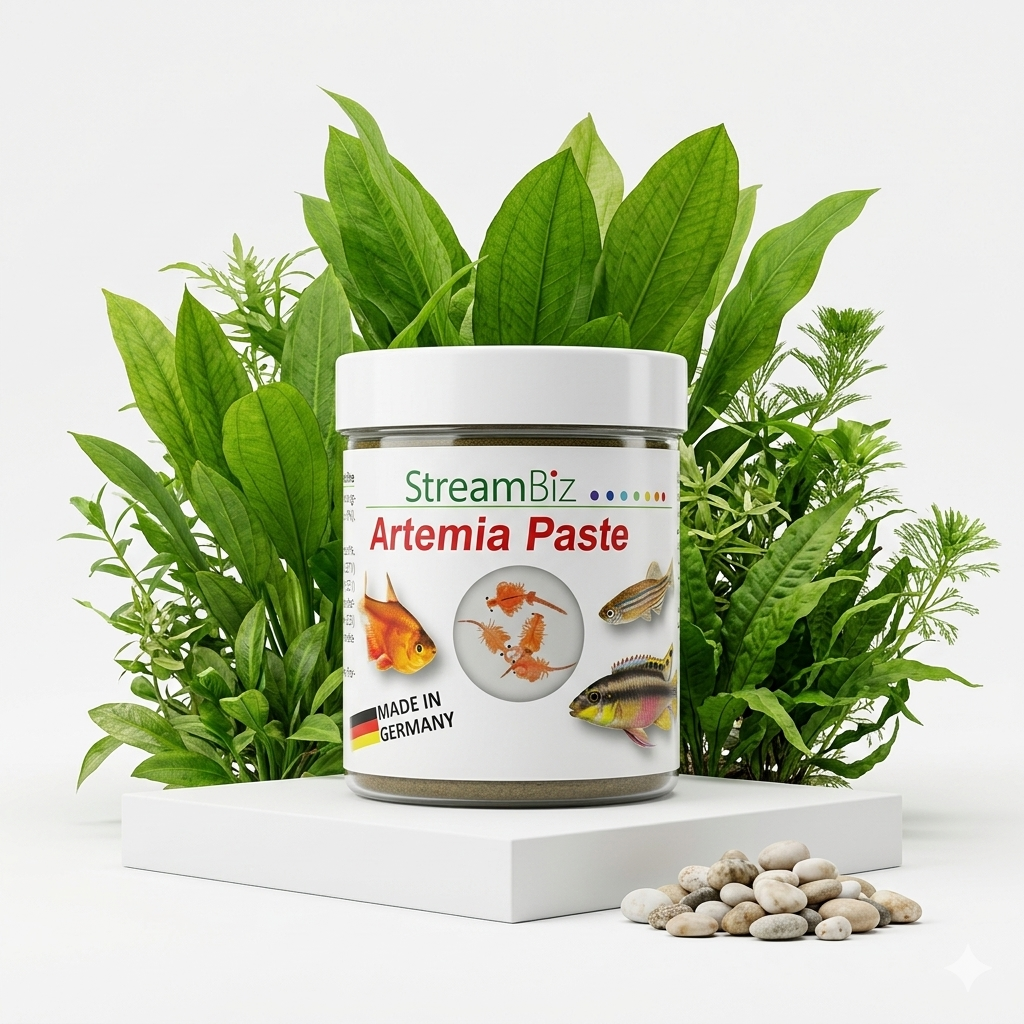 StreamBiz Artemia Paste – Hochwertiges Fischfutter für kräftige Farben & gesundes Wachstum - AS+