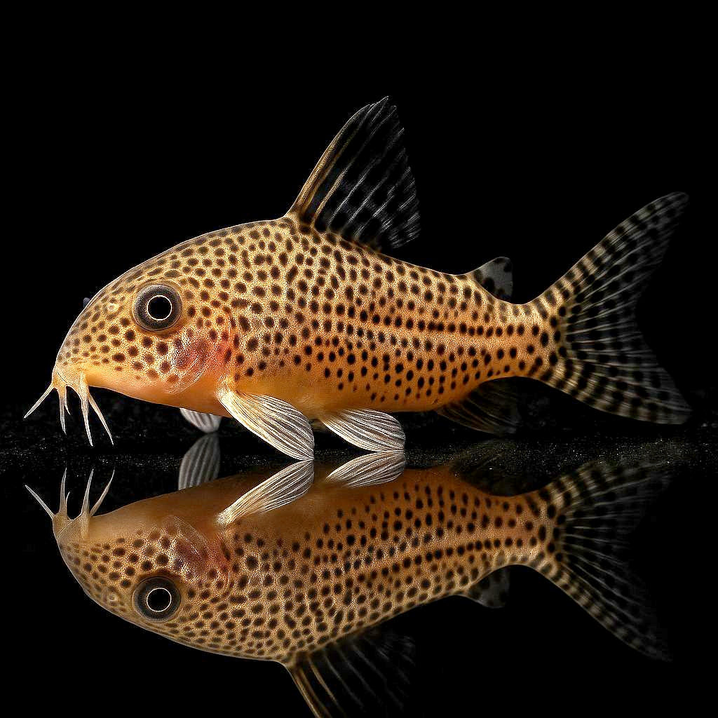 Gepunkteter Panzerwels – Hoplisoma punctatum 🐟🌿