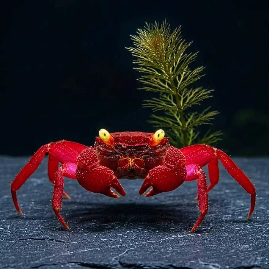 Vampirkrabbe „Darkred Yellow Eye“ AquaTimo