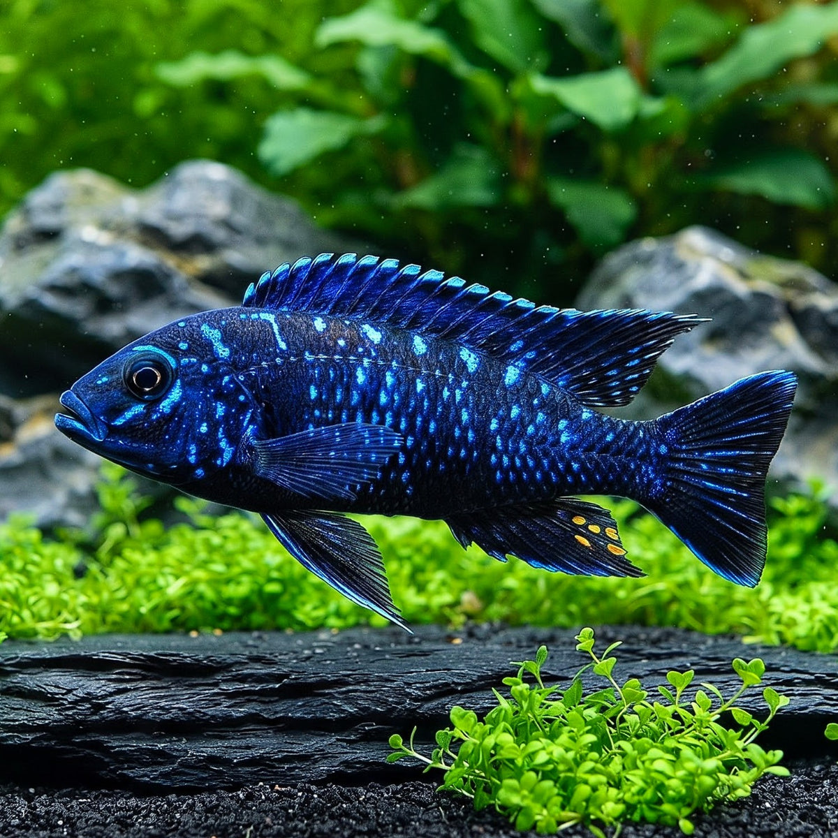 Pseudotropheus elongatus "Neon Spot" – Der leuchtende Star im Mbuna-Aquarium!