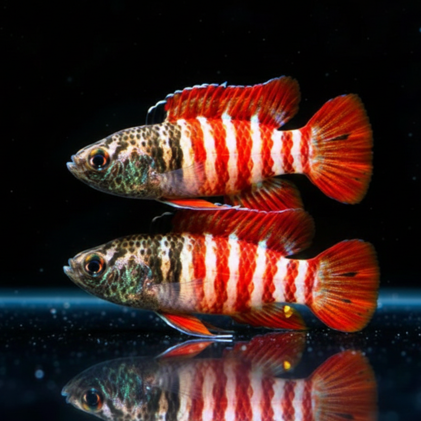 Zwergblaubarsch - "Black Tiger"  Dario tigris