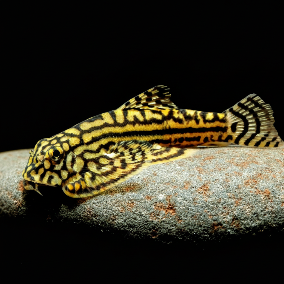 Prachtflossensauger – Sewellia lineolata 🐟🌿 - Flossensauger