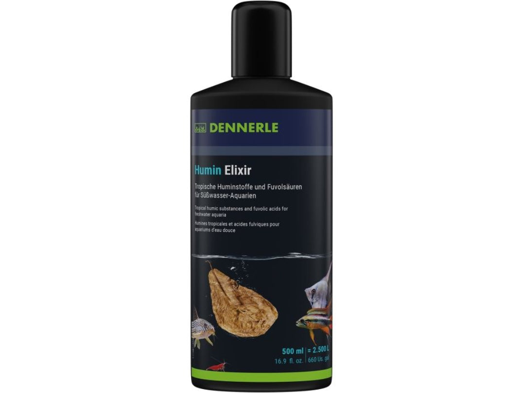 Dennerle Humin Elixier – Natürliches Schwarzwasser für gesunde Aquarienfische 🌿🐠 - AS+