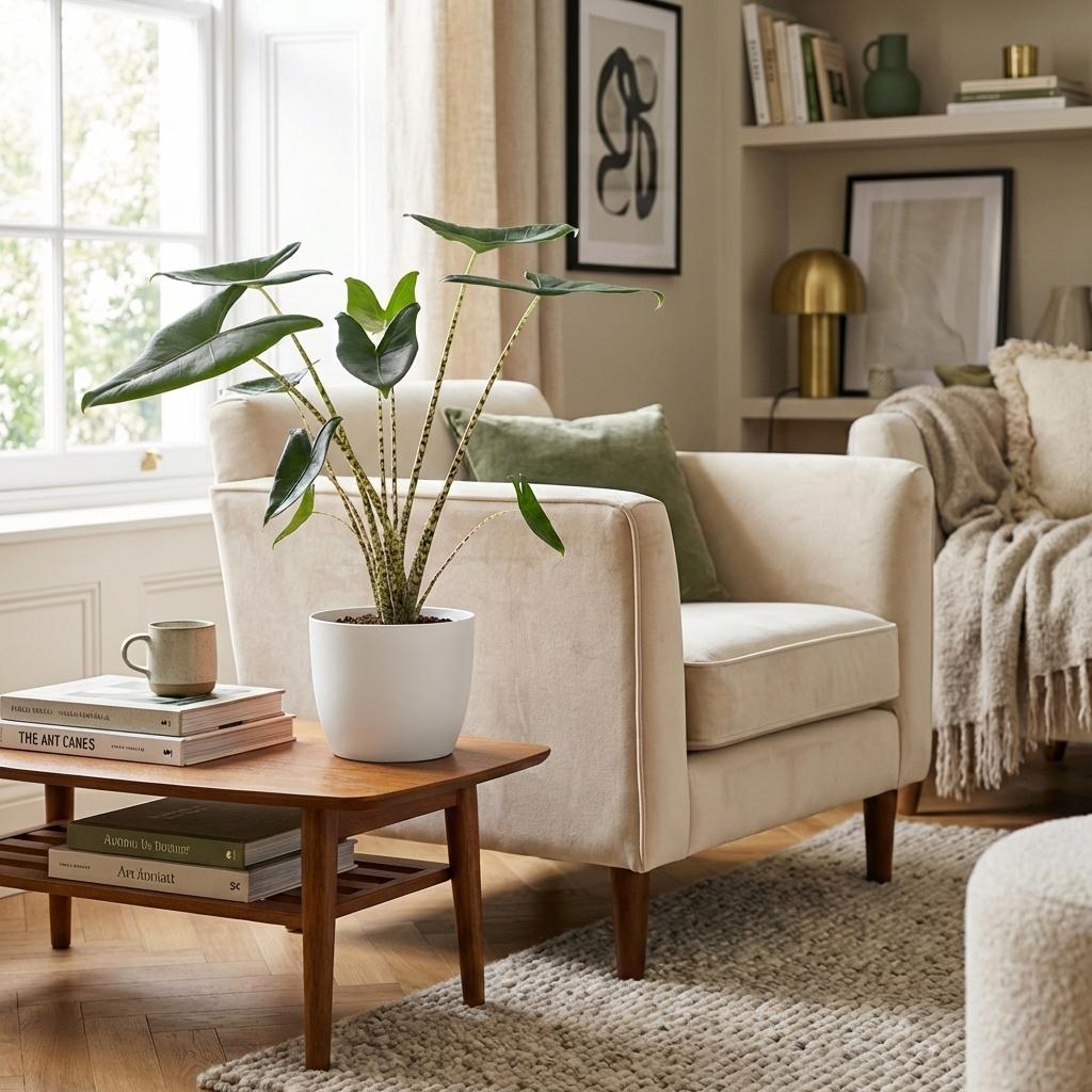 Alocasia Zebrina (Elefantenohr) – Der Dschungel-Star mit Zebrastreifen 🦓💚 - ES+