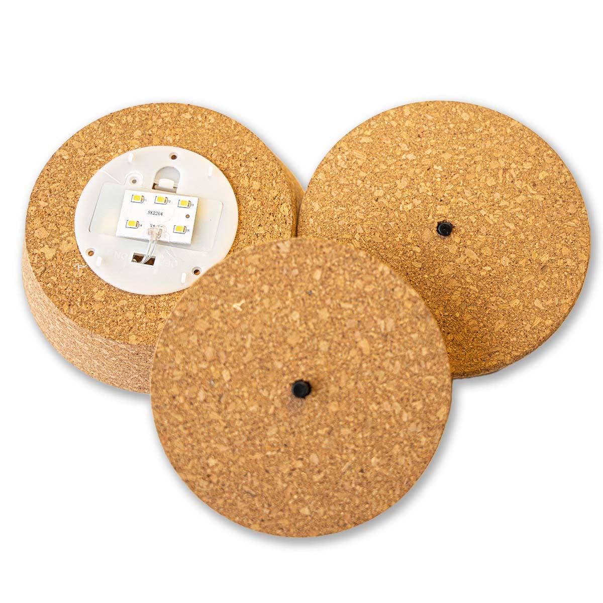 LED-Korken (Größe L) – Stilvolle Beleuchtung für Ihren Flaschengarten 💡🌿 - ES+