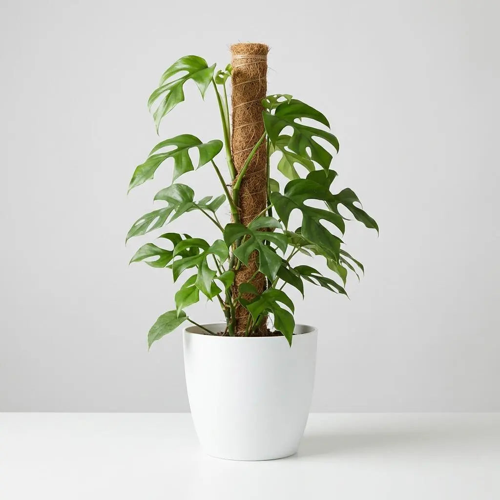 Green boutiQ | XXL Mini-Fensterblatt (Monstera Minima) am Moosstab – 90cm Höhe 🌿✨ - ES+ Everspring