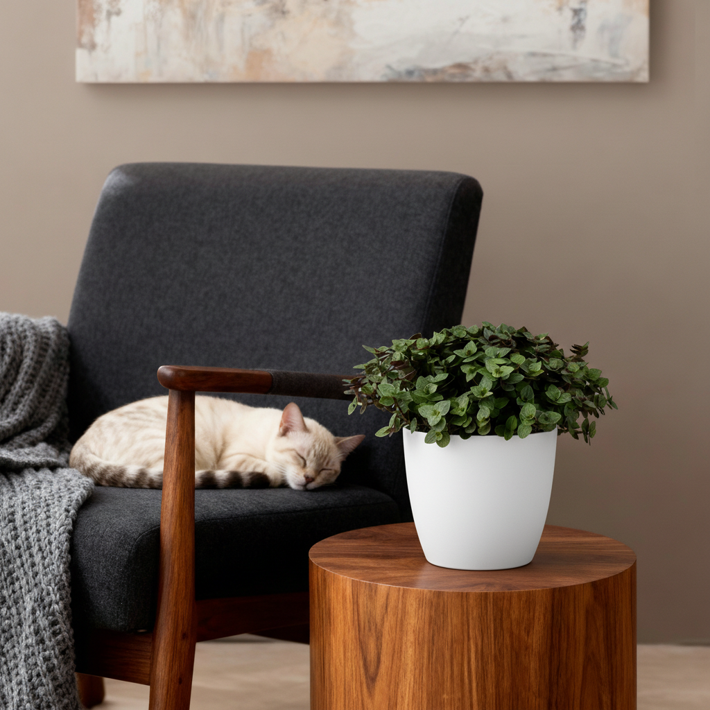 Calissia repens – Das Haustierfreundliche Katzengras im weißen Topf 🌿 - ES+