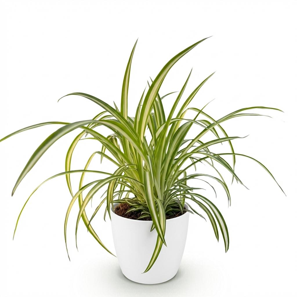 Chlorophytum comosum 'Variegatum' – die Bunte Graslilie 🌿🐾 - ES+