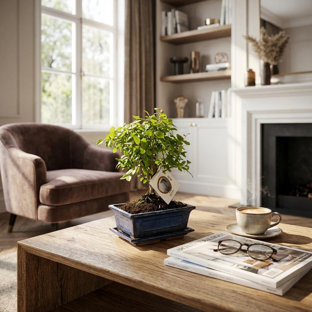 Bonsai Kugelform Baum – Ruhe & Eleganz im Keramik-Mix 🌳🧘 - ES+