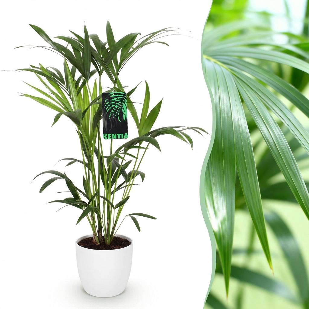 Green boutiQ Zimmerpflanze: Howea Forsteriana – Die elegante und pflegeleichte Kentia Palme🌴✨ - ES+