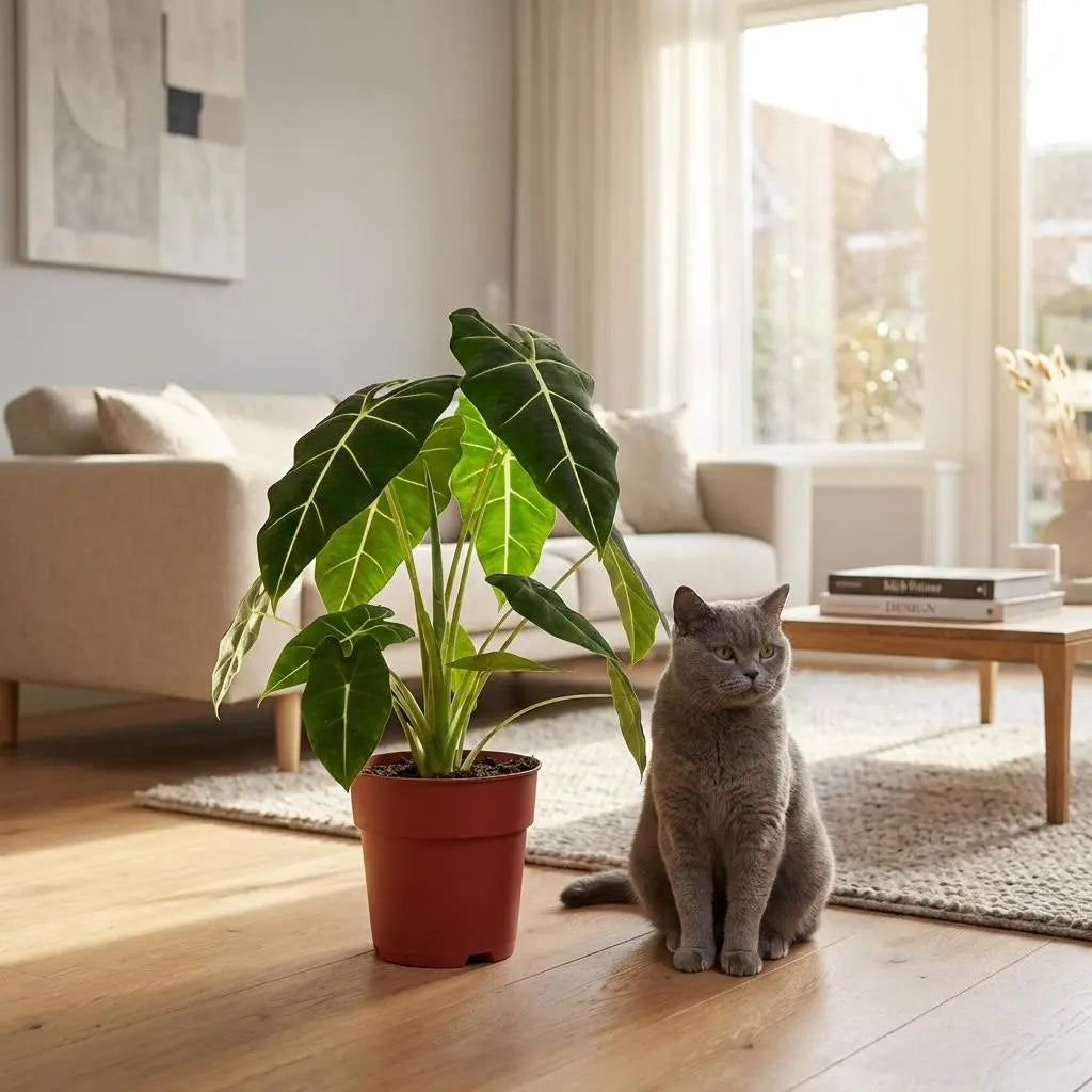 Green boutiQ | Samtiges Elefantenohr – Alocasia Frydek für Luxuriöses Tropen-Flair 🐘💚 - ES+ Everspring