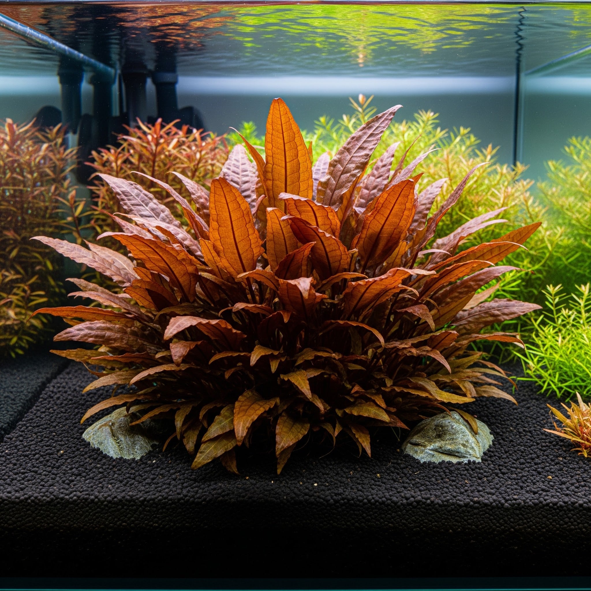 Cryptocoryne affinis ' Dark Orange / Dennerle-Plants