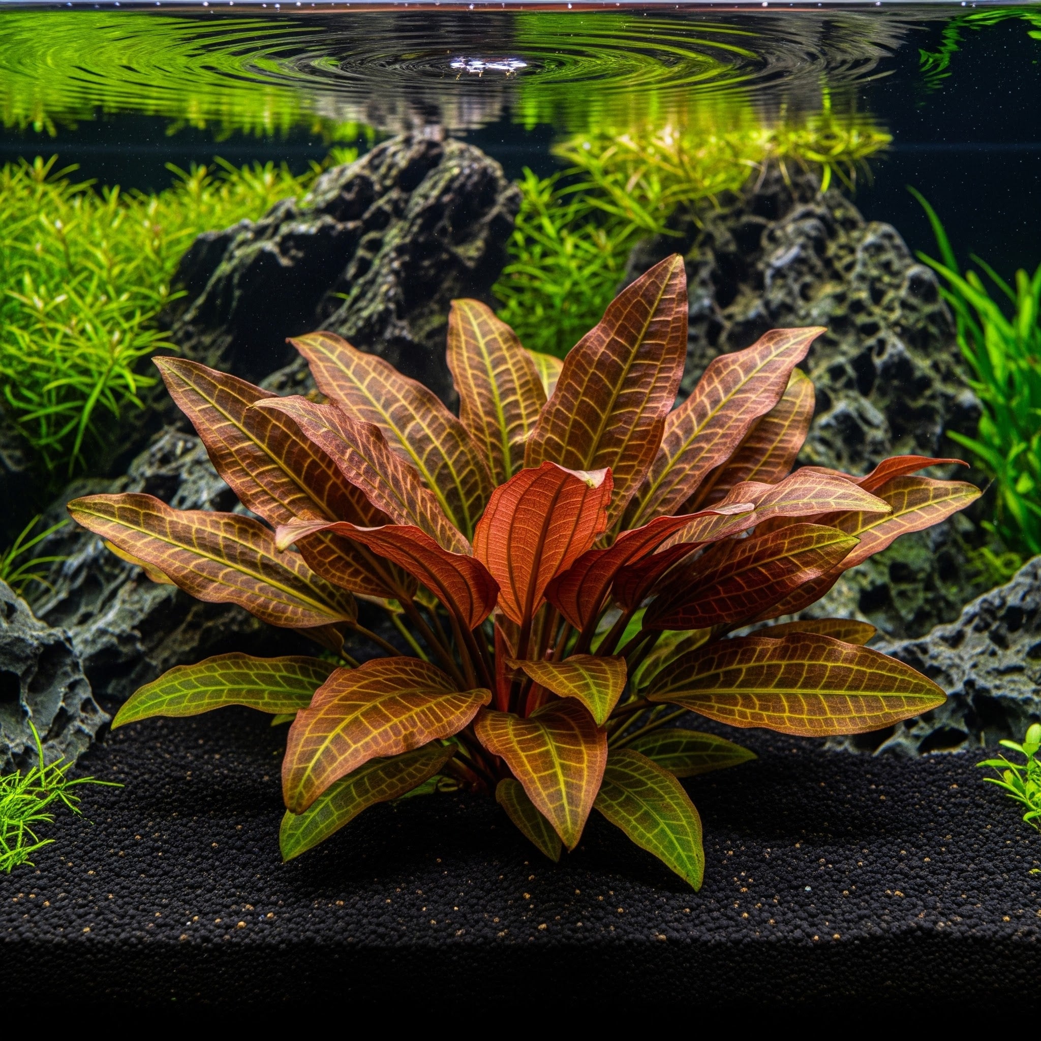 Echinodorus Dschungelstar Nr. 3 'Python' / Dennerle-Plants
